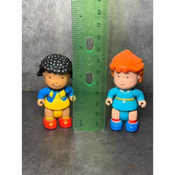 PBS Caillou Rosie and Clementine Figures 2.75” Poseable Toy Figure - Picture 2 of 4